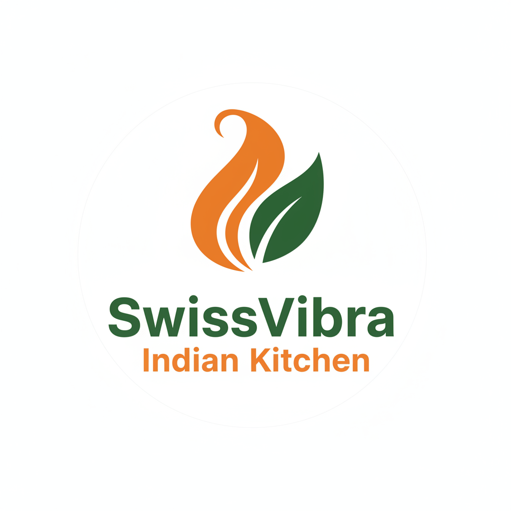 SwissVibra Indian Kitchen Logo
